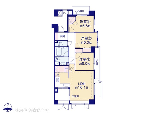 G00390788 東京都練馬区桜台１丁目 中古マンション 1億1500万円【間取図】