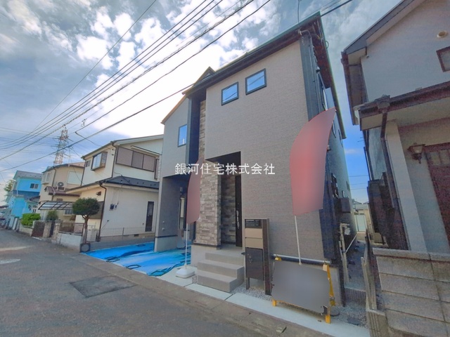 G00390819 埼玉県桶川市末広２丁目 新築一戸建て 3598万円 土地面積107.74m² (約32.59坪) 建物面積114.68m² (約34.69坪) 間取り３ＬＤＫ 築年月2026年04月(築１年以内)【外観12】