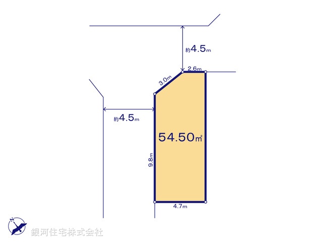 G00390896 神奈川県横浜市神奈川区菅田町 土地 1350万円【区画図】