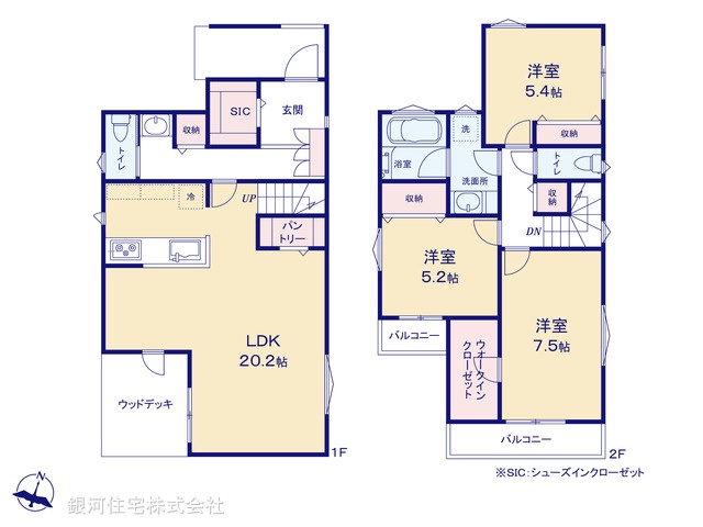 G00391453 千葉県千葉市若葉区小倉台３丁目 新築一戸建て 4050万円【間取図】