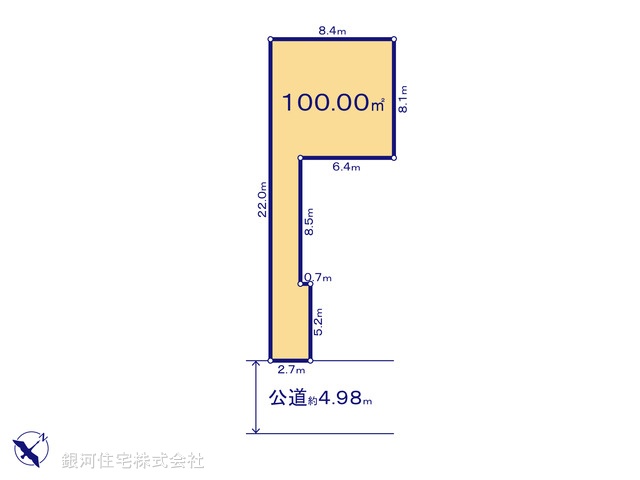 G00391624 千葉県浦安市海楽１丁目 土地 5290万円【区画図】
