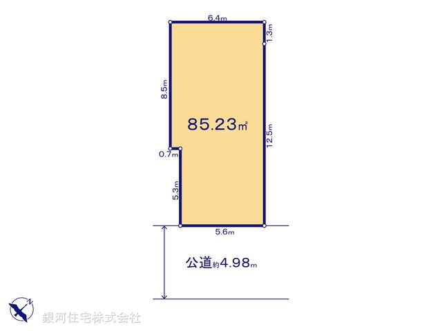 G00391627 千葉県浦安市海楽１丁目 土地 5790万円【区画図】