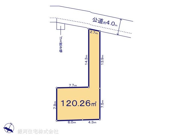 G00391699 神奈川県相模原市南区上鶴間２丁目 土地(建築条件付土地) 3030万円【区画図】