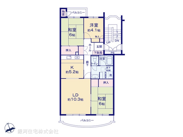 G00391861 神奈川県横須賀市大津町５丁目 中古マンション 780万円【間取図】