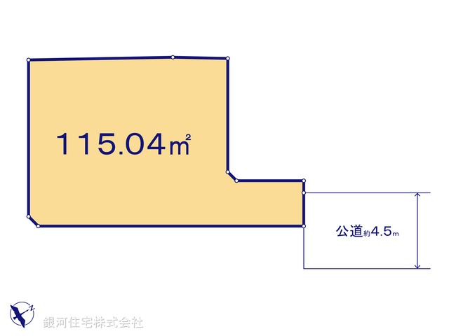 G00392074 東京都武蔵村山市三ツ木３丁目 土地 1530万円【区画図】