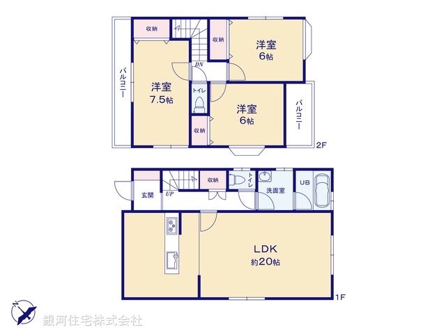 G00392110 埼玉県川口市大字大竹 中古一戸建て 2549万円【間取図】