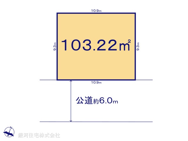 G00392224 千葉県船橋市習志野台５丁目 土地 3970万円【区画図】
