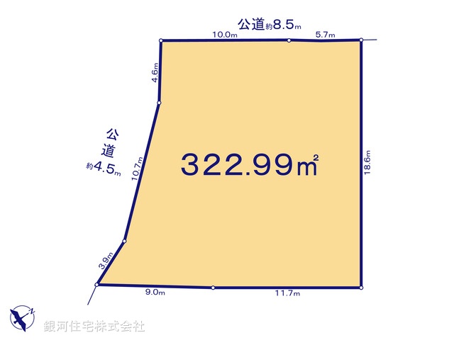 G00392251 千葉県市原市今津朝山 土地 3680万円【区画図】