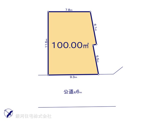 G00392432 埼玉県川口市上青木６丁目 土地(建築条件付土地) 3284万円【区画図】