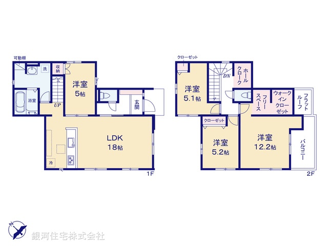 G00392456 埼玉県北葛飾郡松伏町大字松伏 新築一戸建て 3699万円【間取図】