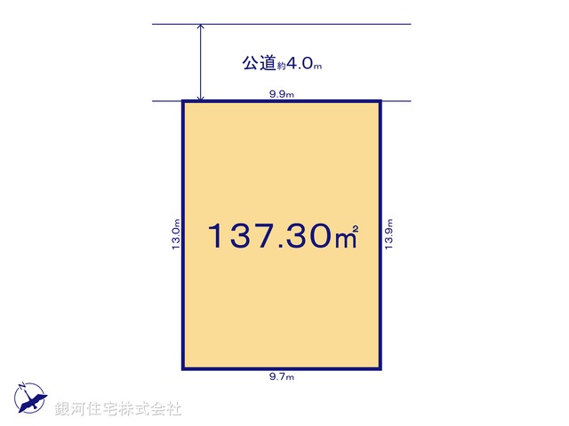 G00392560 千葉県松戸市稔台１丁目 土地 3850万円【区画図】