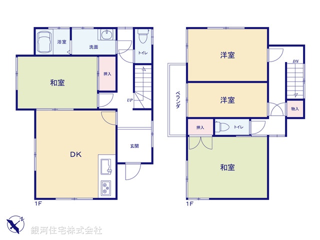 G00392563 埼玉県狭山市柏原 中古一戸建て 978万円【間取図】