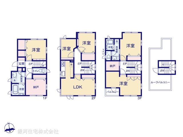 G00392634 東京都八王子市台町４丁目 中古一戸建て 4280万円【間取図】
