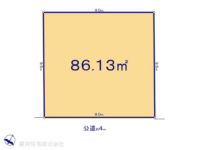 G00392766 東京都国分寺市富士本１丁目 土地 5299万円【区画図】