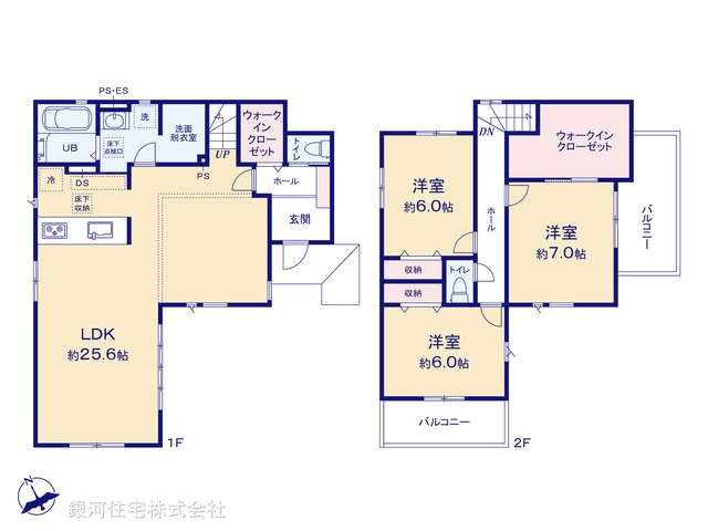 G00392804 千葉県八千代市勝田台南２丁目 新築一戸建て 4799万円【間取図】