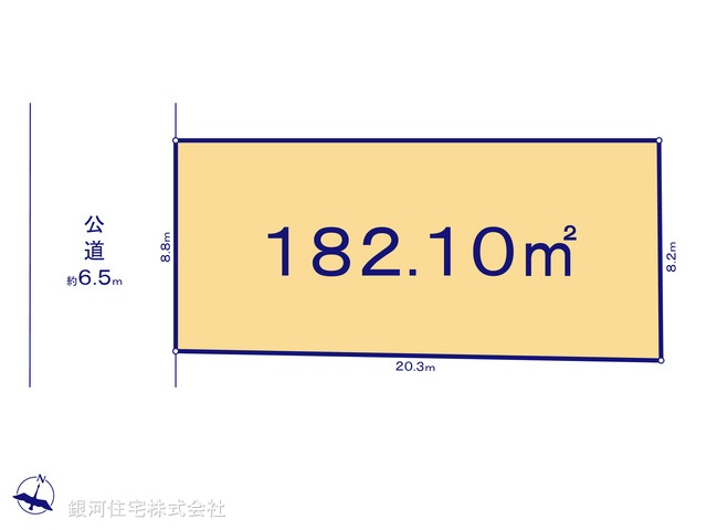 G00392993 神奈川県鎌倉市梶原３丁目 土地 3980万円【区画図】