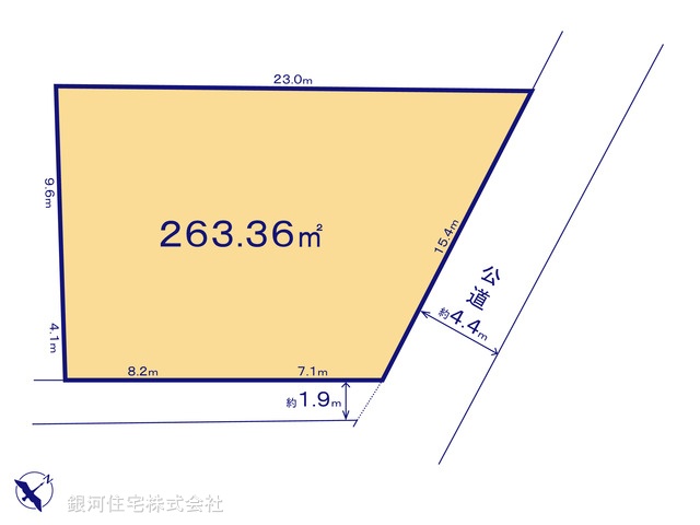 G00393123 千葉県佐倉市新臼井田 土地 2950万円【区画図】
