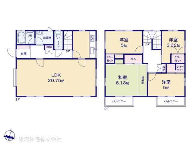 G00393218 千葉県松戸市牧の原１丁目 中古一戸建て 3499万円【間取図】