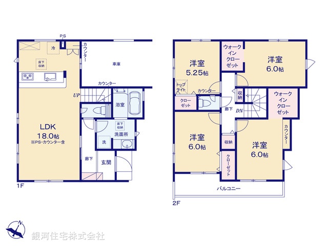 G00393222 埼玉県富士見市大字水子 新築一戸建て 5198万円【間取図】