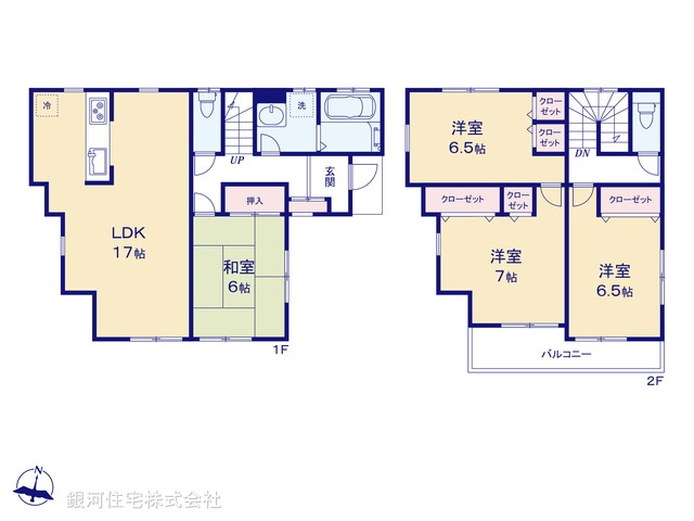 G00393310 千葉県船橋市大穴北４丁目 中古一戸建て 2180万円【間取図】