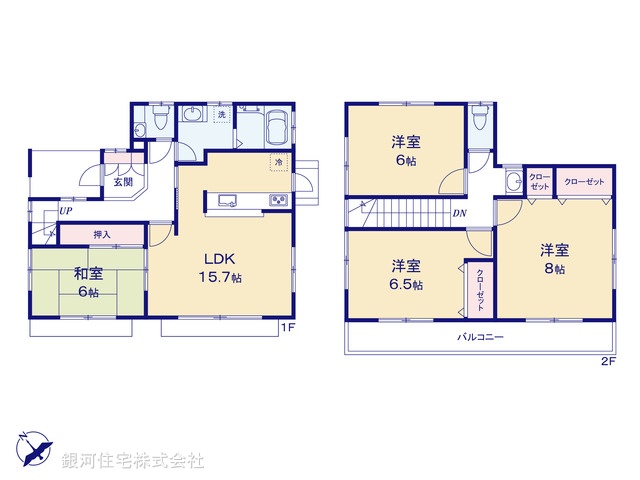 G00393379 神奈川県横浜市戸塚区名瀬町 中古一戸建て 5680万円【間取図】
