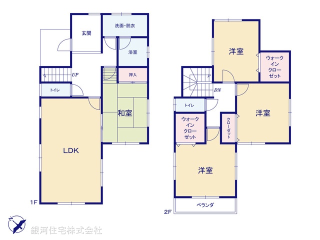 G00393612 千葉県千葉市中央区浜野町 中古一戸建て 1980万円【間取図】