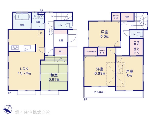 G00393705 東京都町田市本町田 中古一戸建て 3499万円【間取図】