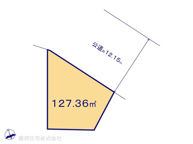 G00393787 神奈川県伊勢原市東大竹 土地 2860万円【区画図】