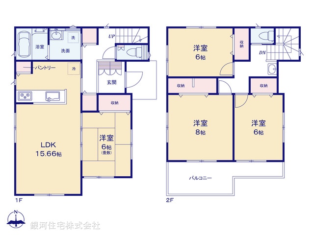 G00393883 神奈川県秦野市入船町 新築一戸建て 3540万円【間取図】