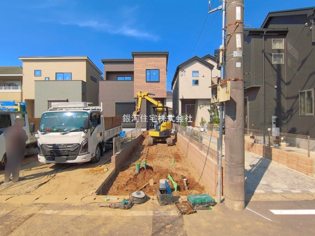 G00393901 千葉県松戸市新松戸南２丁目 新築一戸建て 5380万円 土地面積117.46m² (約35.53坪) 建物面積96.26m² (約29.11坪) 間取り３ＬＤＫ 築年月2026年04月(築１年以内)【外観15】