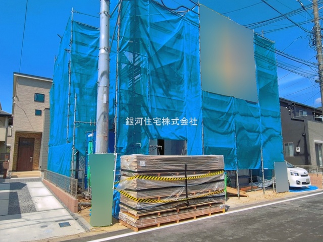 G00393902 千葉県松戸市新松戸南２丁目 新築一戸建て 5680万円 土地面積100.77m² (約30.48坪) 建物面積94.60m² (約28.61坪) 間取り３ＬＤＫ 築年月2026年06月(築１年以内)【外観6】
