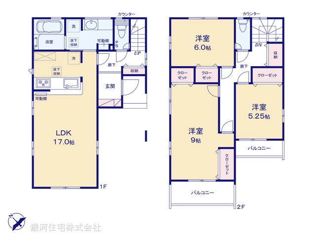 G00393910 神奈川県綾瀬市上土棚南４丁目 新築一戸建て 3980万円【間取図】