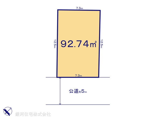 G00393943 千葉県松戸市古ヶ崎 土地 4500万円【区画図】