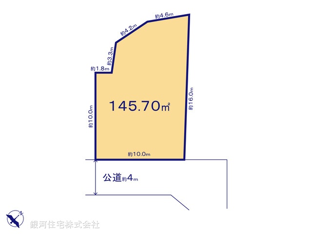 G00393964 神奈川県横須賀市光風台 土地 1980万円【区画図】