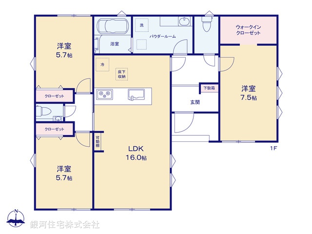 G00393989 神奈川県横浜市泉区和泉町 新築一戸建て 5880万円【間取図】