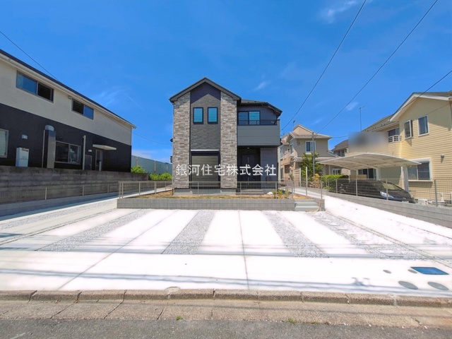 G00393998 神奈川県横浜市栄区桂台西２丁目 新築一戸建て 6099万円 土地面積179.24m² (約54.22坪) 建物面積108.47m² (約32.81坪) 間取り４ＬＤＫ 築年月2026年05月(築１年以内)【外観16】
