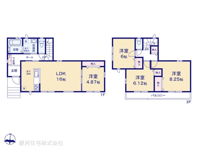 G00394027 千葉県船橋市大穴北１丁目 新築一戸建て 3590万円【間取図】