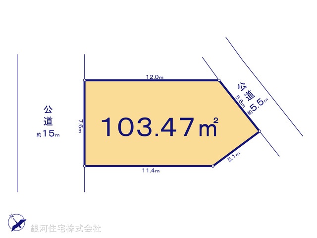 G00394273 埼玉県戸田市喜沢南２丁目 土地 4580万円【区画図】
