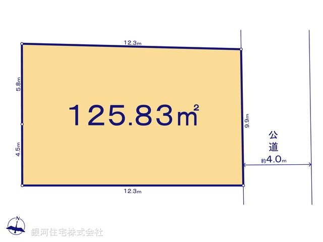 G00394490 東京都練馬区春日町６丁目 土地 9350万円【区画図】