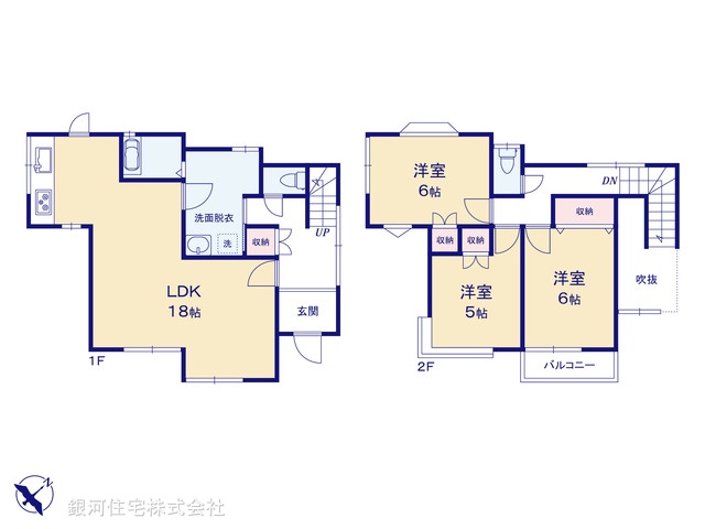 G00394698 埼玉県久喜市栗橋東６丁目 中古一戸建て 1399万円【間取図】