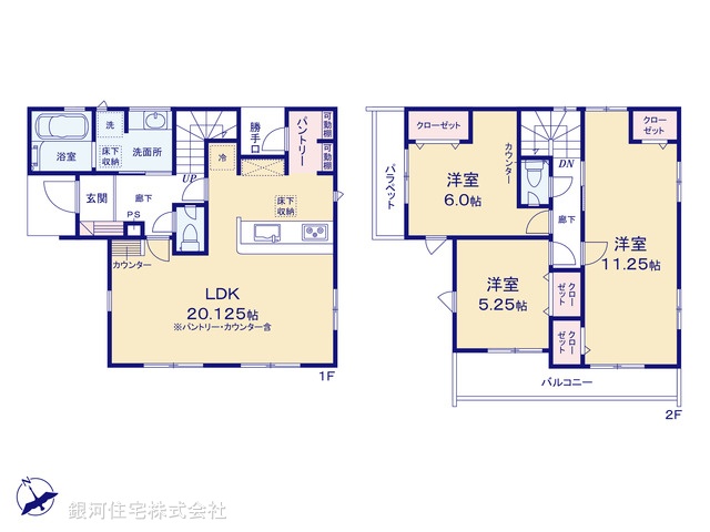 G00394801 千葉県千葉市中央区大森町 新築一戸建て 3880万円【間取図】