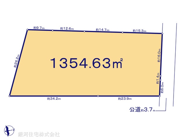 G00394902 埼玉県北葛飾郡松伏町大字築比地 土地 2980万円【区画図】