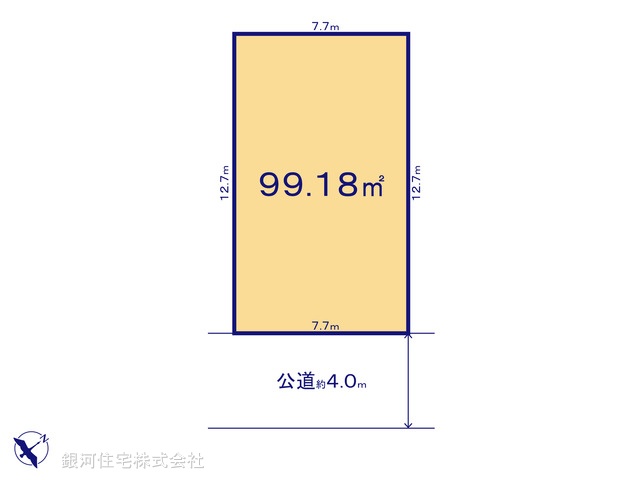 G00395028 千葉県船橋市坪井東１丁目 土地 3450万円【区画図】
