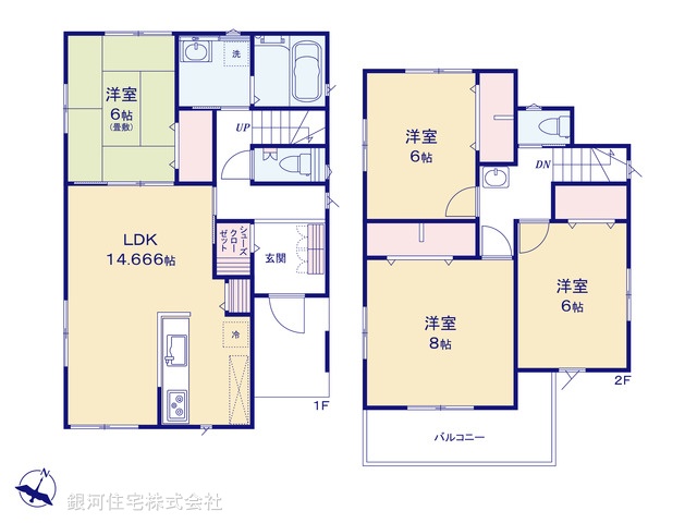 G00395044 千葉県柏市松ヶ崎 新築一戸建て 3890万円【間取図】