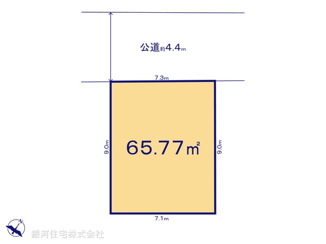 G00395374 東京都葛飾区西新小岩３丁目 土地 5499万円【区画図】