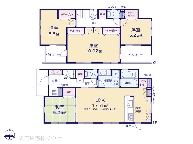 G00395393 埼玉県蓮田市西城２丁目 新築一戸建て 4290万円【間取図】