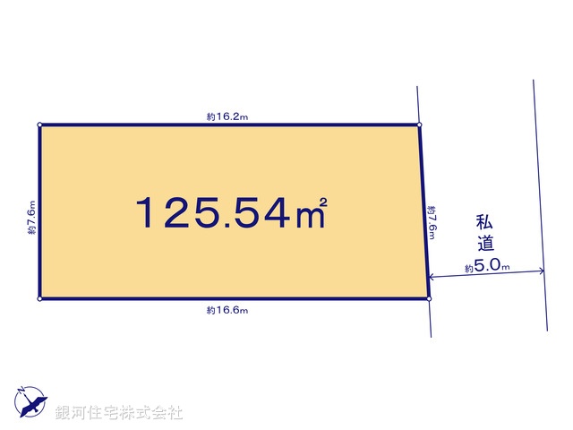 G00395828 千葉県柏市中原２丁目 土地 2799万円【区画図】