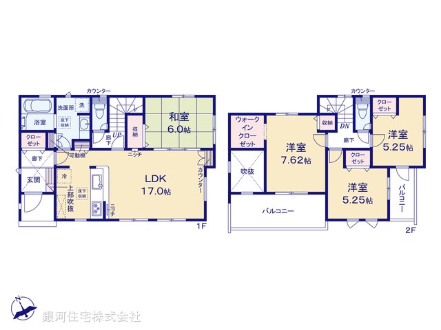 G00395837 埼玉県熊谷市別府２丁目 新築一戸建て 3890万円【間取図】