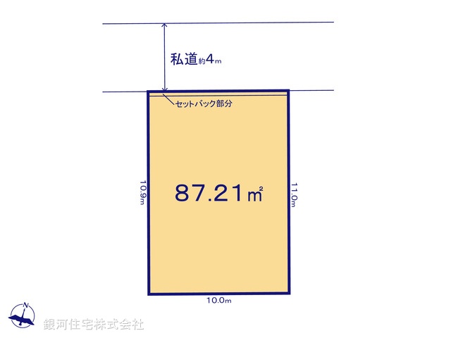 G00395954 東京都板橋区徳丸６丁目 土地 6499万円【区画図】