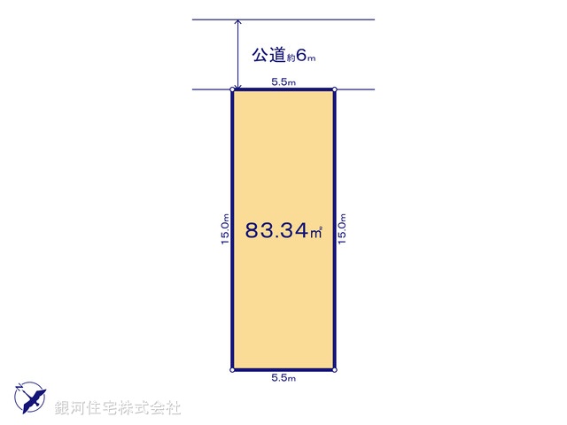 G00396127 千葉県浦安市今川４丁目 土地 5250万円【区画図】